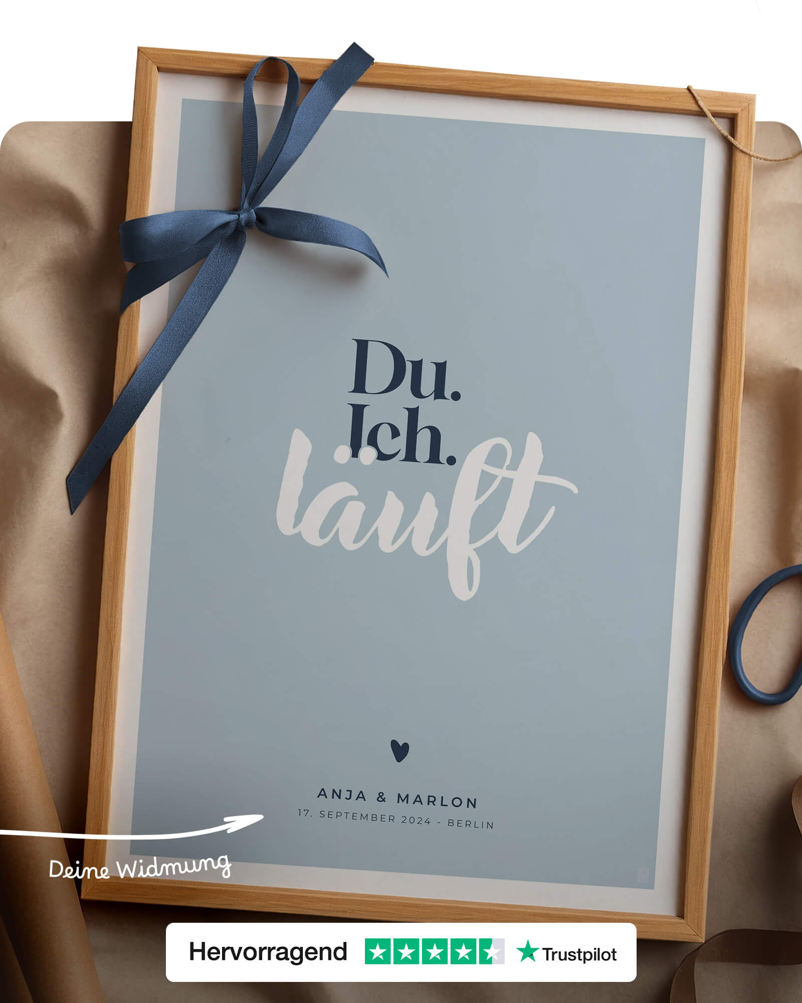 Du, ich, läuft - Print