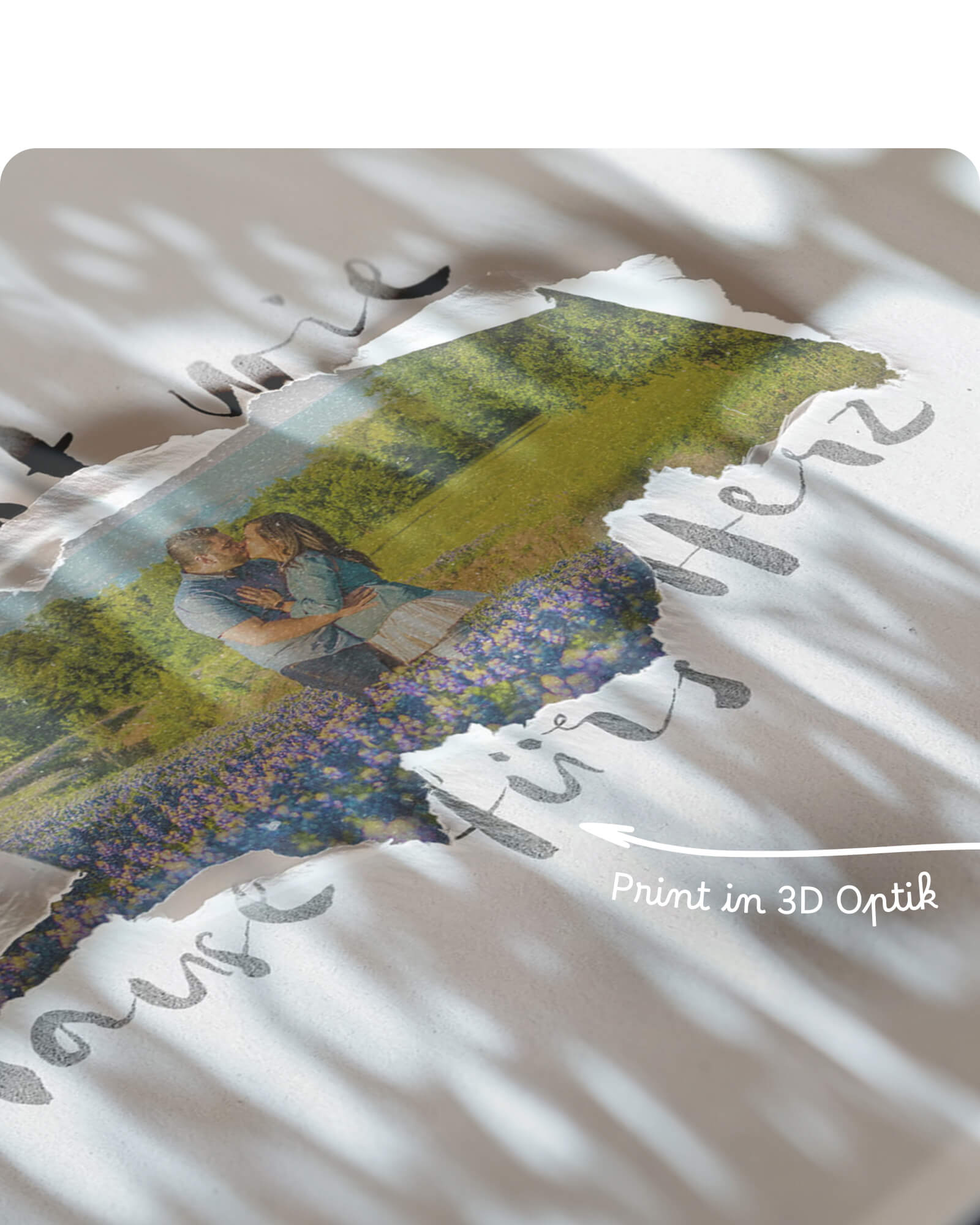 Brause für's Herz" Papierfenster-Print