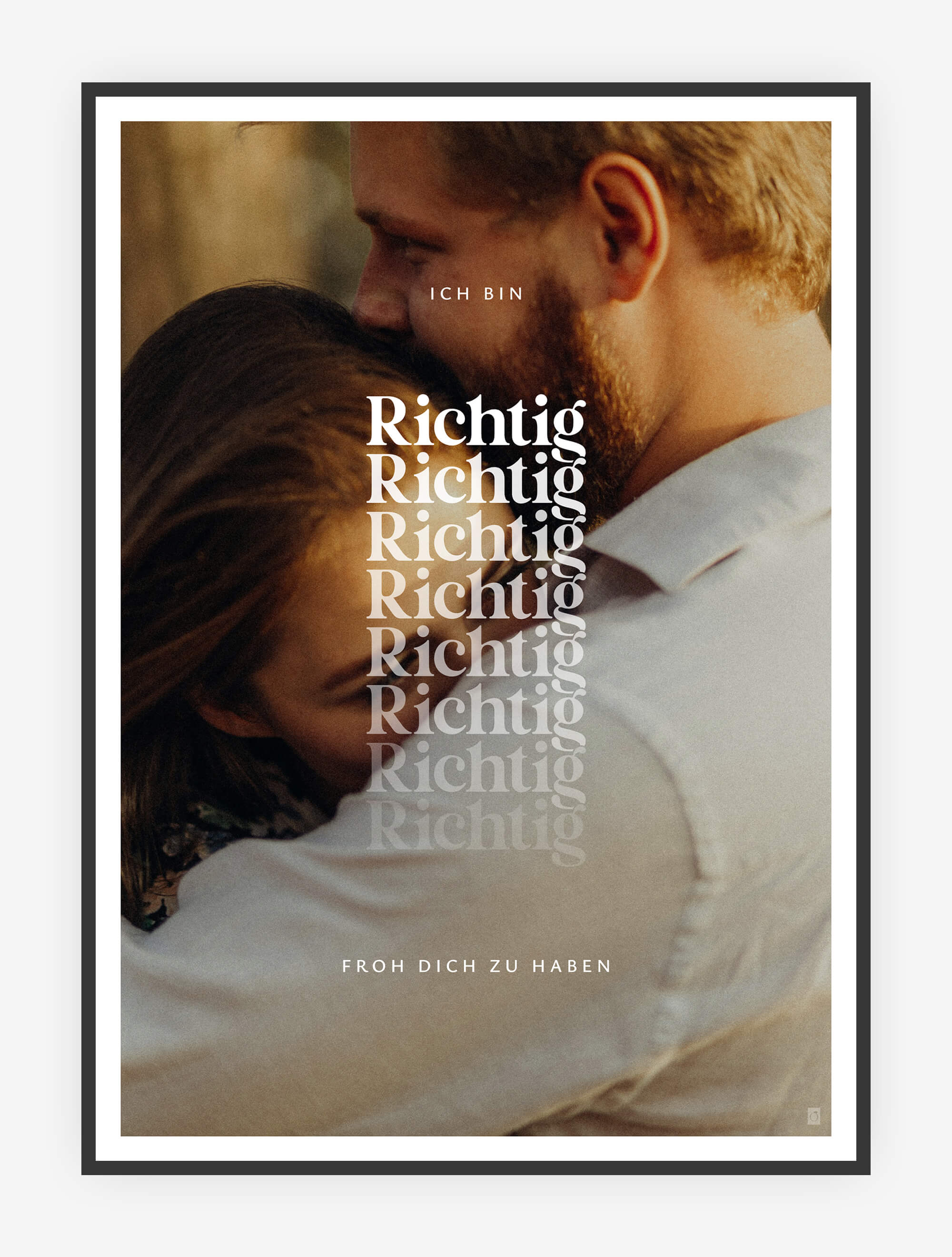 Froh dich zu haben - Fotoprint