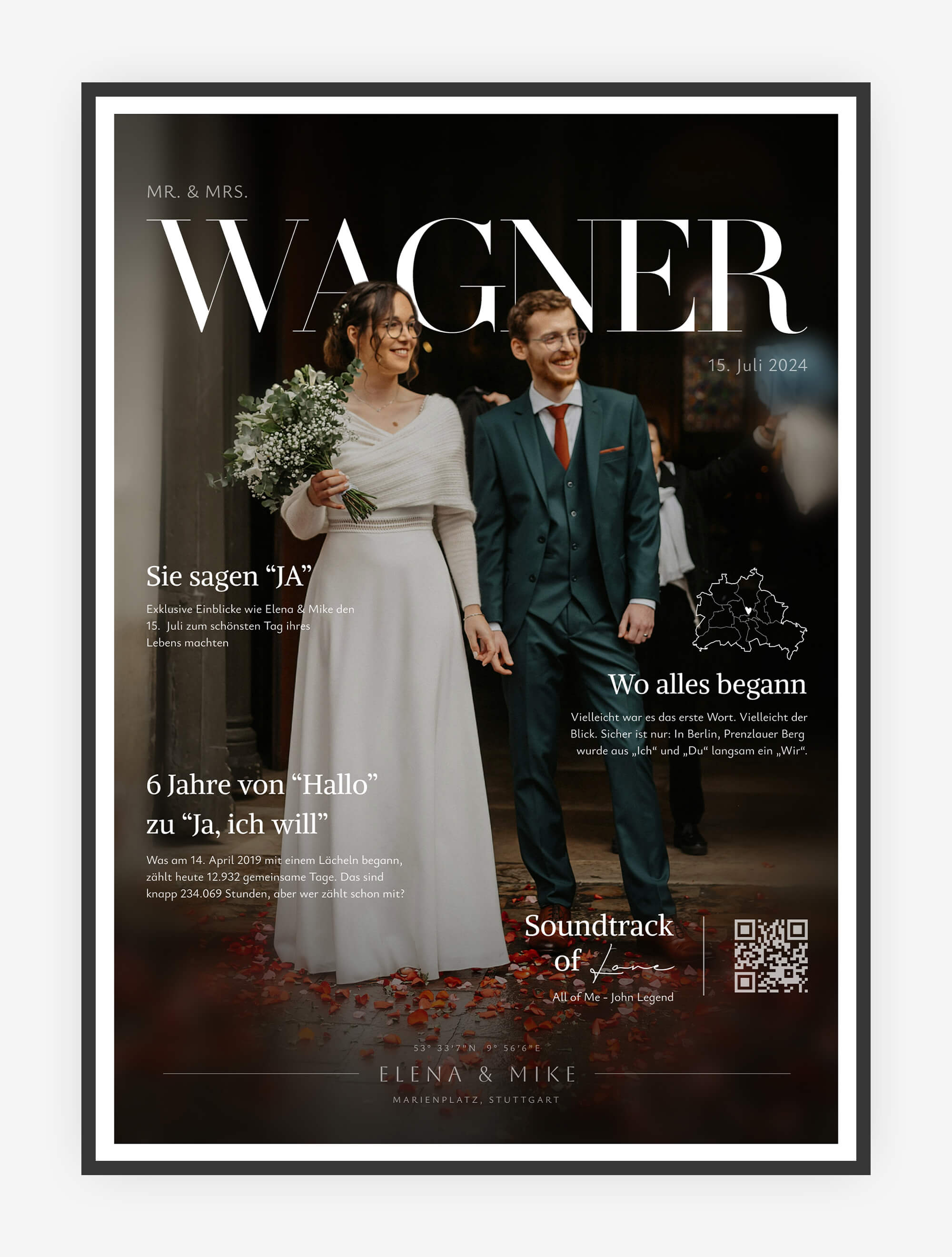 Der Magazin-Print "Wedding"