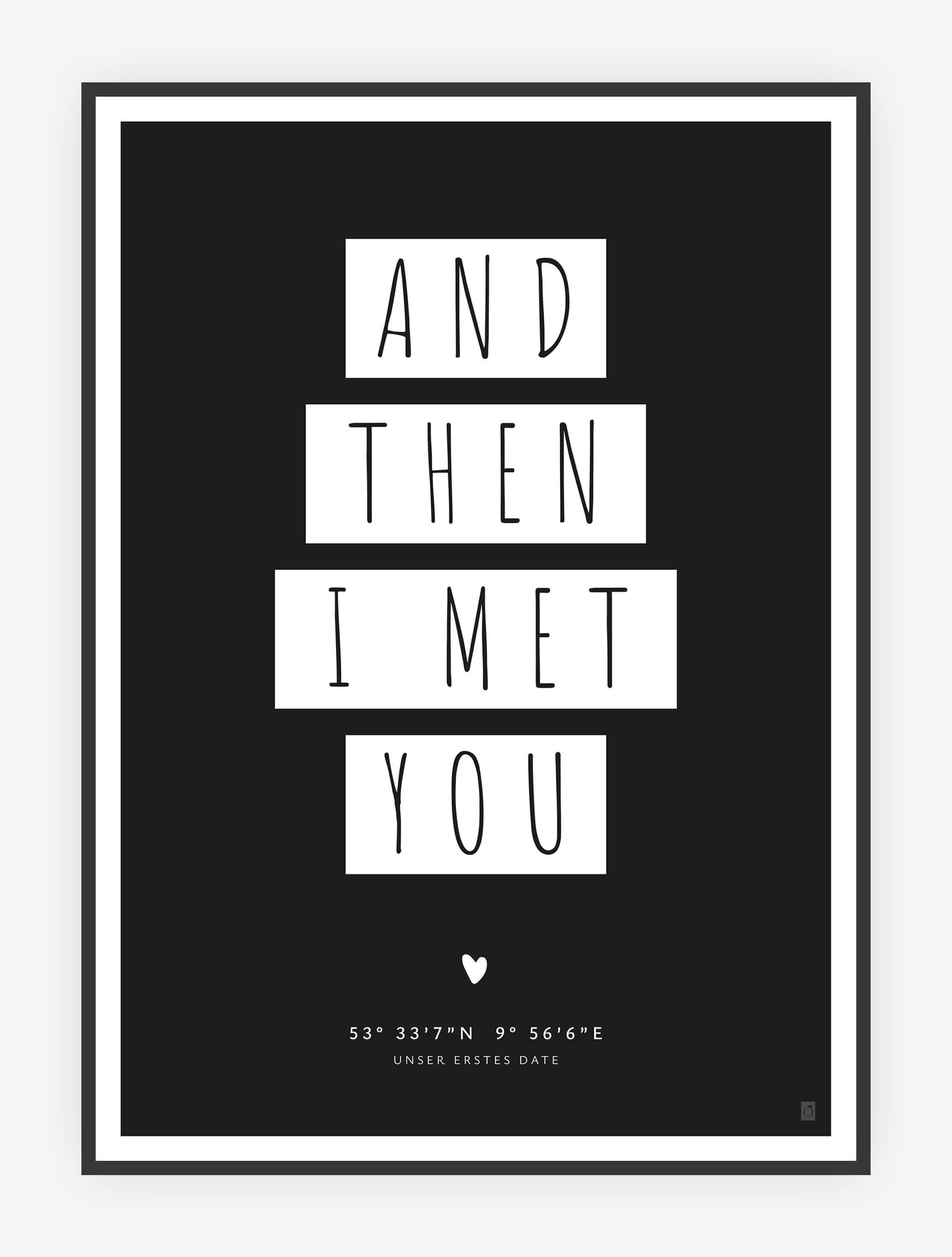 And then we met - Print