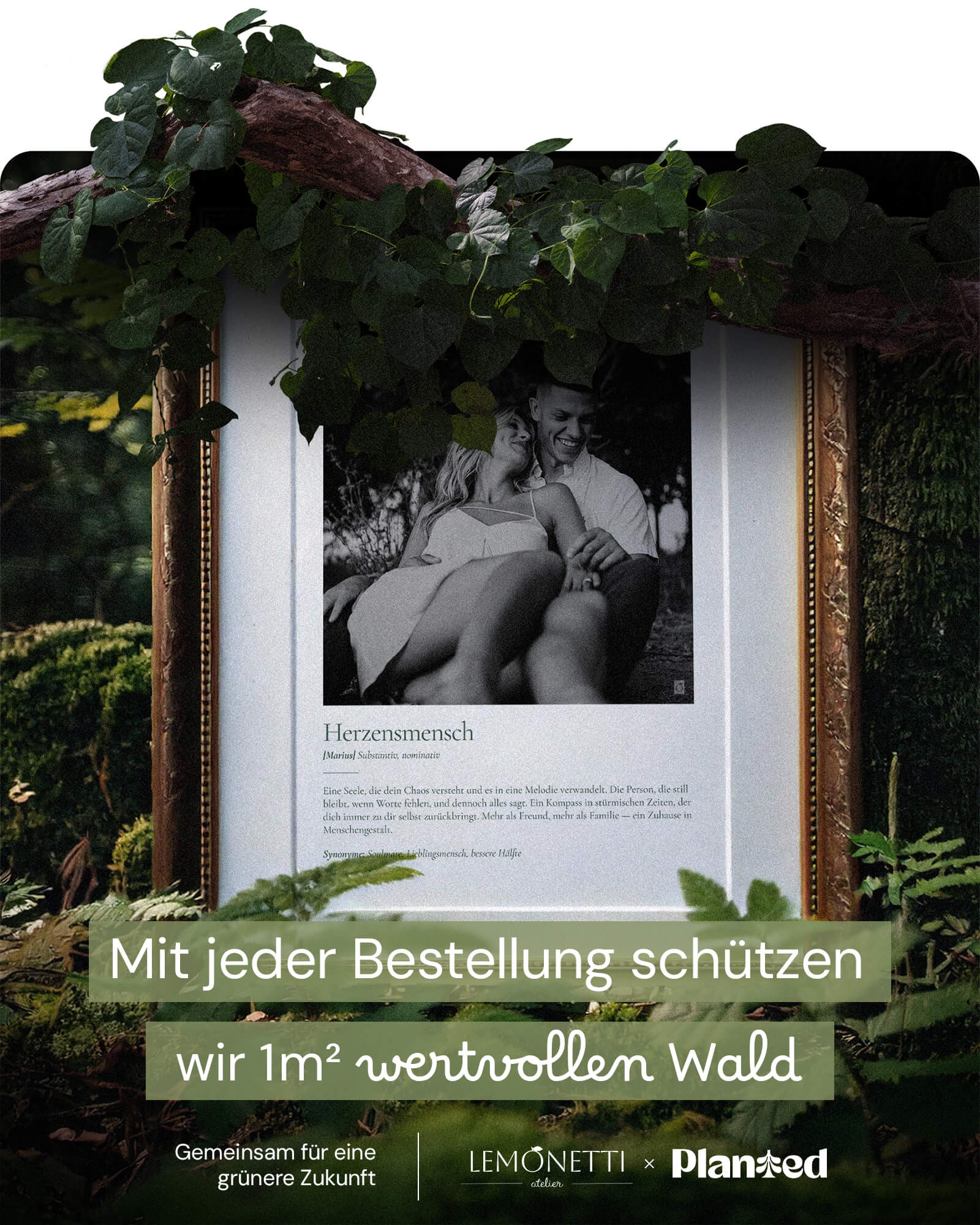 Definitionsposter "Herzensmensch" - Lemonetti