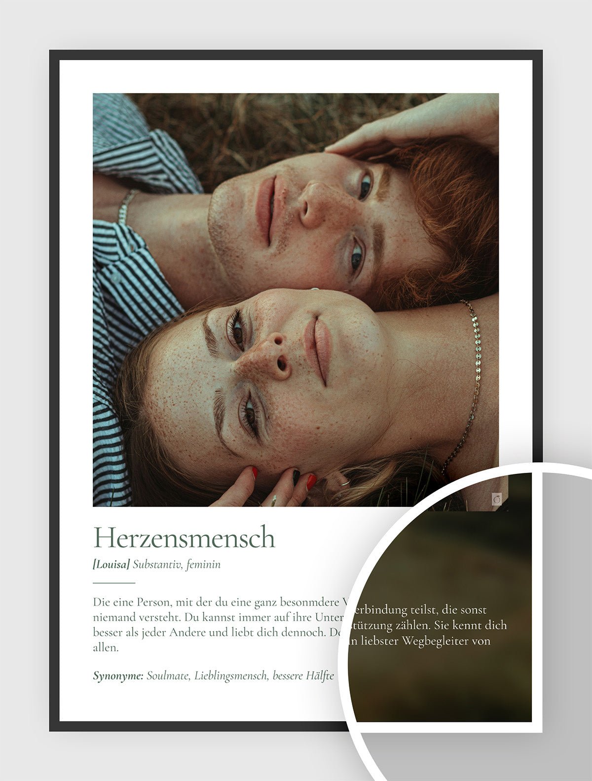 Definitionsprint "Herzensmensch"
