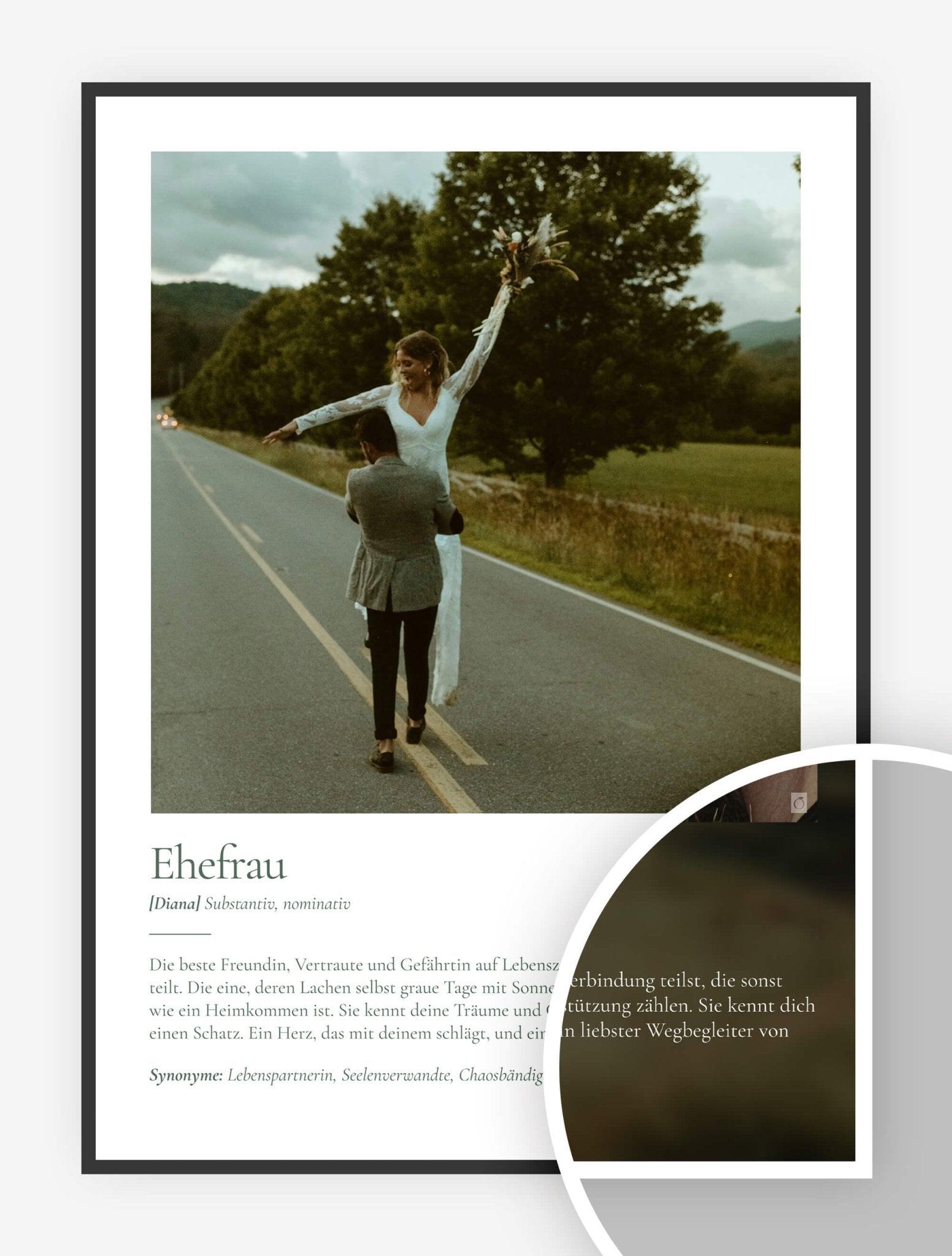 Definitionsprint "Ehefrau"