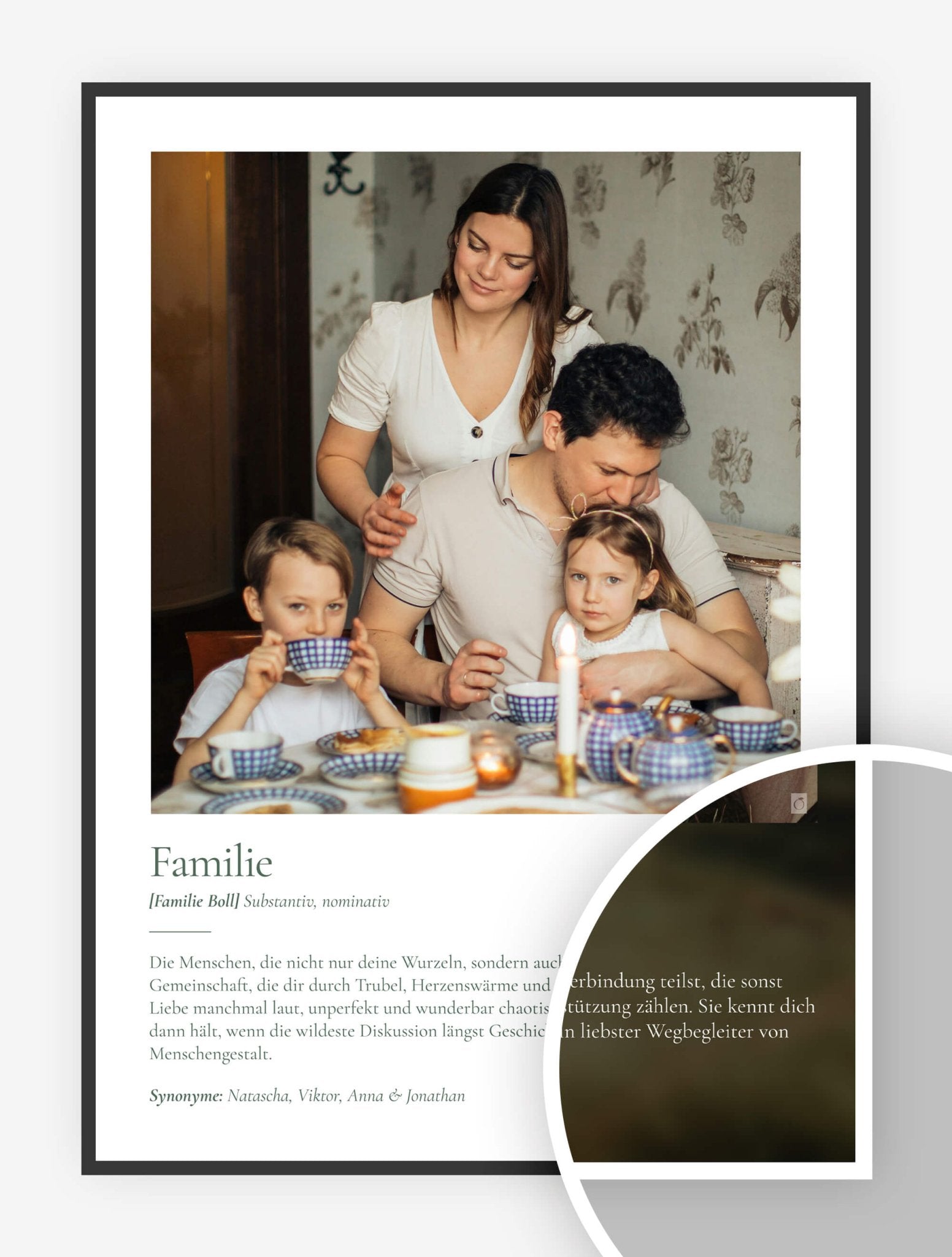 Definitionsprint "Familie"